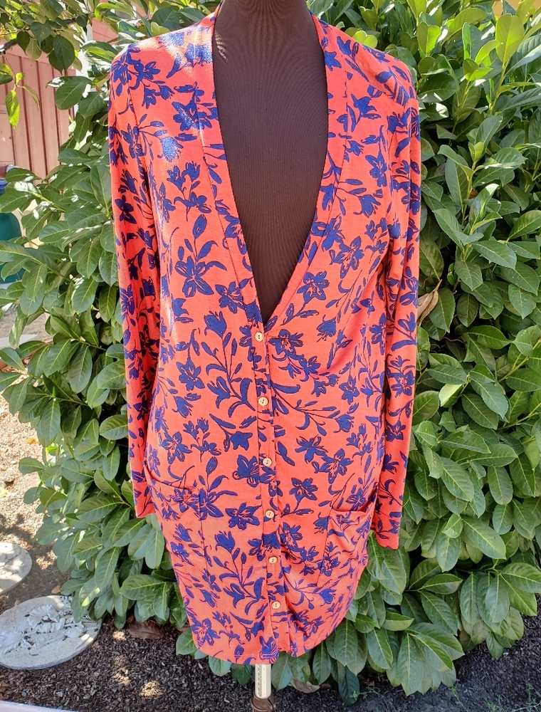 Agnes & Dora Favorite Cardi Floral Size S/L - Picture 5 of 7